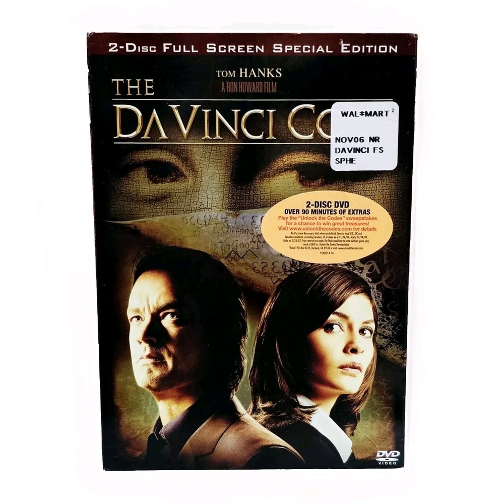 The Davinci Code (2006, 2-Disc Fullscreen Special Edition) Brand New.